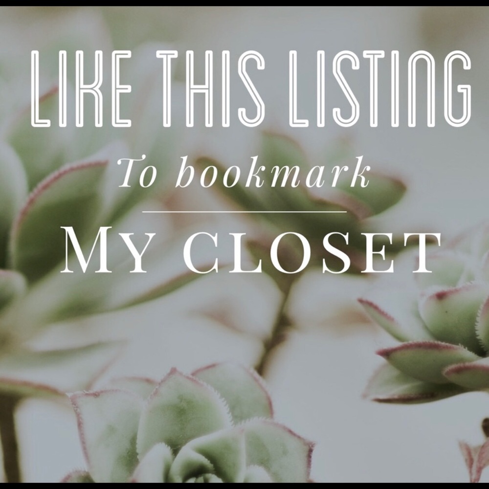 Like this listing to bookmark my closet! - Picture 1 of 3